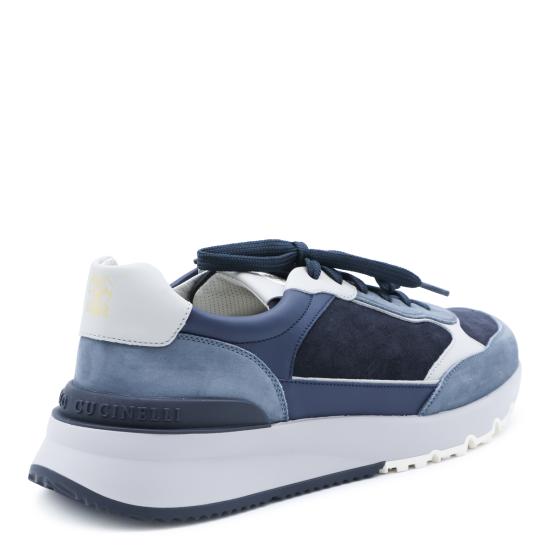 26FW 브루넬로 쿠치넬리 누벅 레더 스웨이드 러닝 스니커즈 MZUSNEO355 CVV29 LIGHT GREY DOM - BRUNELLO CUCINELLI