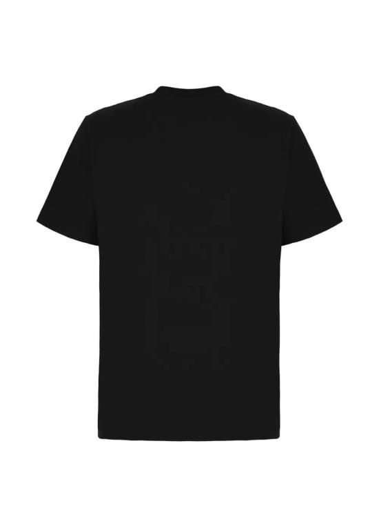 26SS 몽클레어 리본 로고 코튼 티셔츠 L10938C0001789B8Y999 BLACK - MONCLER