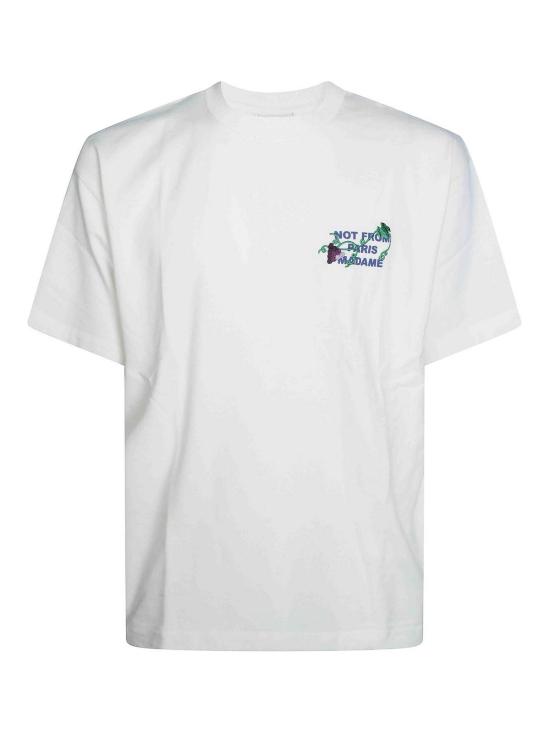 26FW 드롤드무슈 반팔 티셔츠 LTS327CO248OW WHITE