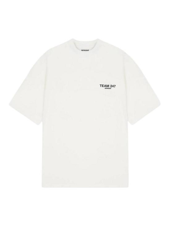 26SS 리프레젠트 반팔 티셔츠 247M10010872 WHITE
