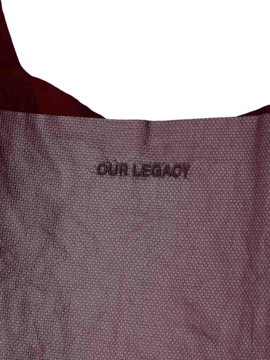 26SS 아워레가시 그로서리 백 A2268GCNCARMINENYLOGUARDGRID Red - OUR LEGACY