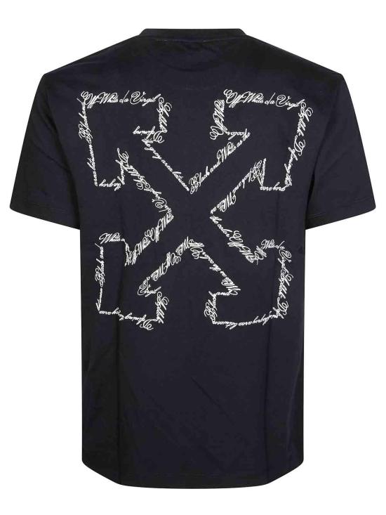 26SS 오프화이트 반팔 티셔츠 44MAA027S26J002001 BLACK - OFF WHITE