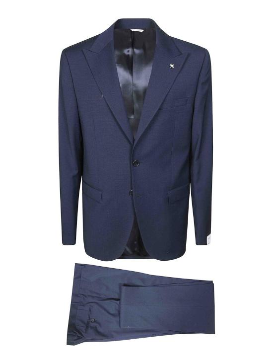 26SS 마뉴엘리츠 수트 세트 4032A332826313289 Blue