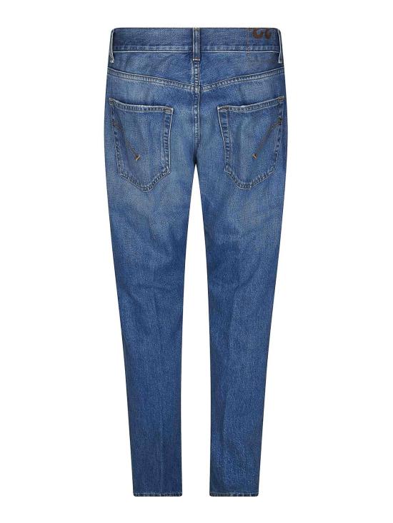 26SS 돈답 스트레이트 팬츠 UP576DFE286ULZ9800 Blue - DONDUP