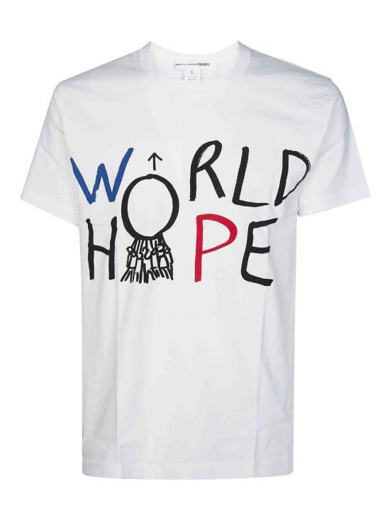 26SS 꼼데가르송 반팔 티셔츠 FQT0290511 WHITE