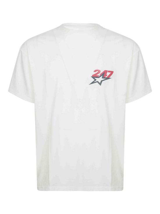 26SS 리프레젠트 반팔 티셔츠 247M10014172 WHITE