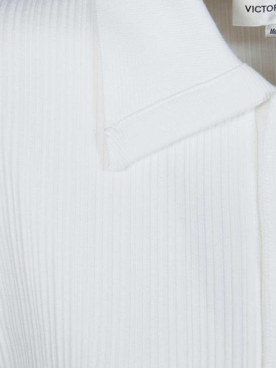 26SS 빅토리아 베컴 폴로 티셔츠 1126JTP006969A6 WHITE - VICTORIA BECKHAM
