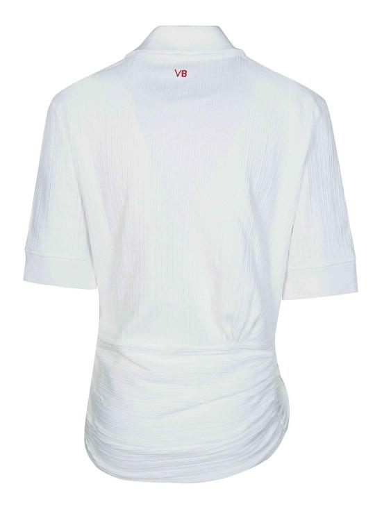 26SS 빅토리아 베컴 폴로 티셔츠 1126JTP006969A6 WHITE - VICTORIA BECKHAM