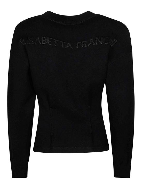 26SS 엘리자베타프랜치 가디건 MK69Q61E2110 BLACK - ELISABETTA FRANCHI