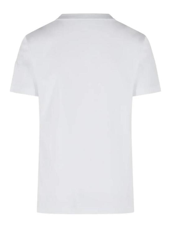 26SS 몽클레어 리본 로고 코튼 티셔츠 L10938C0001789B8Y00A WHITE - MONCLER