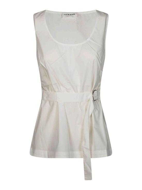 26SS 파로쉬 민소매 티셔츠 D311737NINJA26002 WHITE
