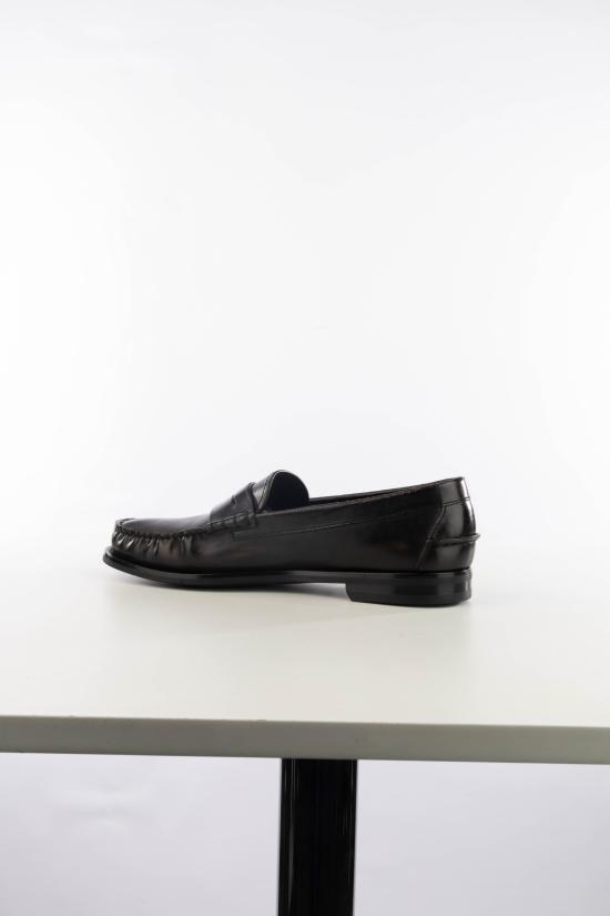 26FW 프라다 브러쉬드 레더 로퍼 2DB239FX0002HII F0Y71 NERO CUOIO - PRADA