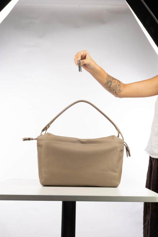 26FW 펜디 바게트 소프트 라지 백 8BR857B1ZK F0QD3 Tortora - FENDI