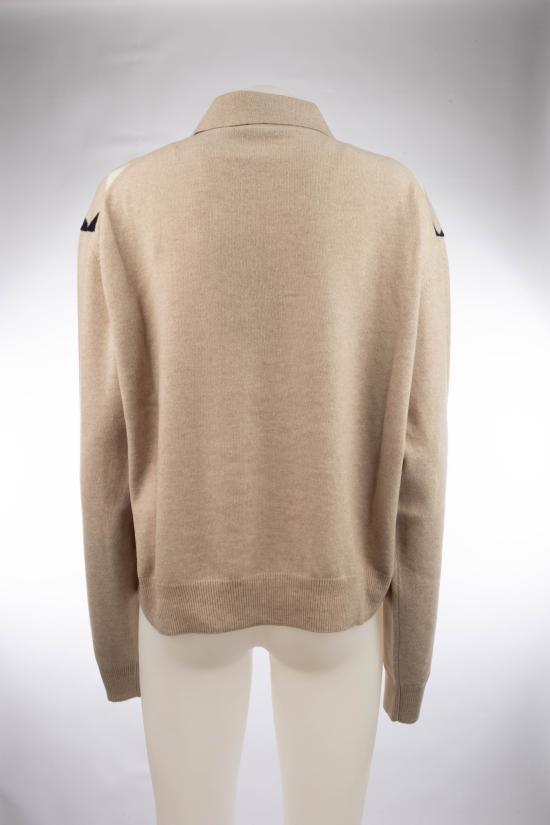 26FW 미우미우 스웨터 MML08B6033 F0006 Beige - MIU MIU