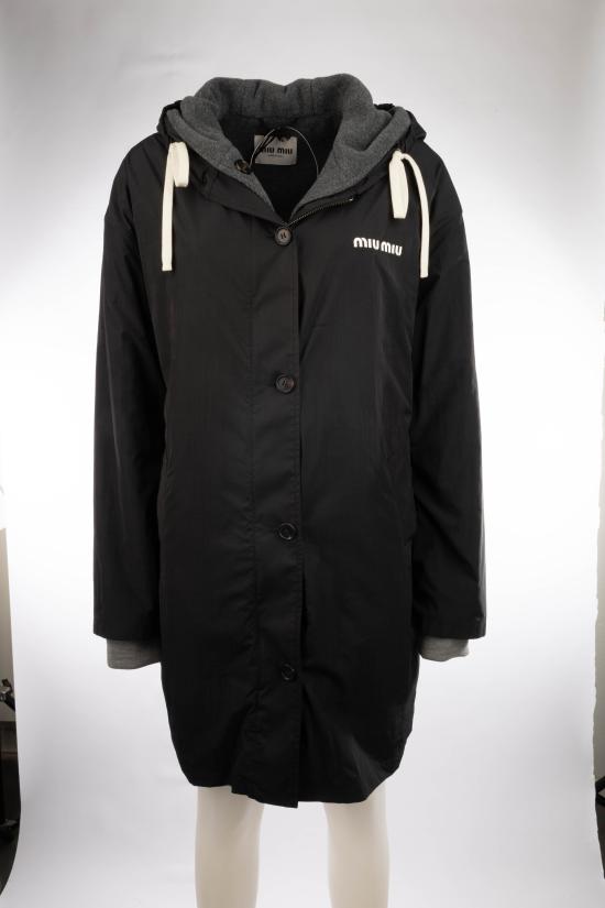 26FW 미우미우 코트 MQ00086291 F0002 Nero