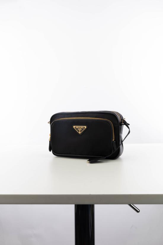 26FW 프라다 리나일론 렉탱글 숄더백 1BH226VOOOR064 F0632 Nero - PRADA