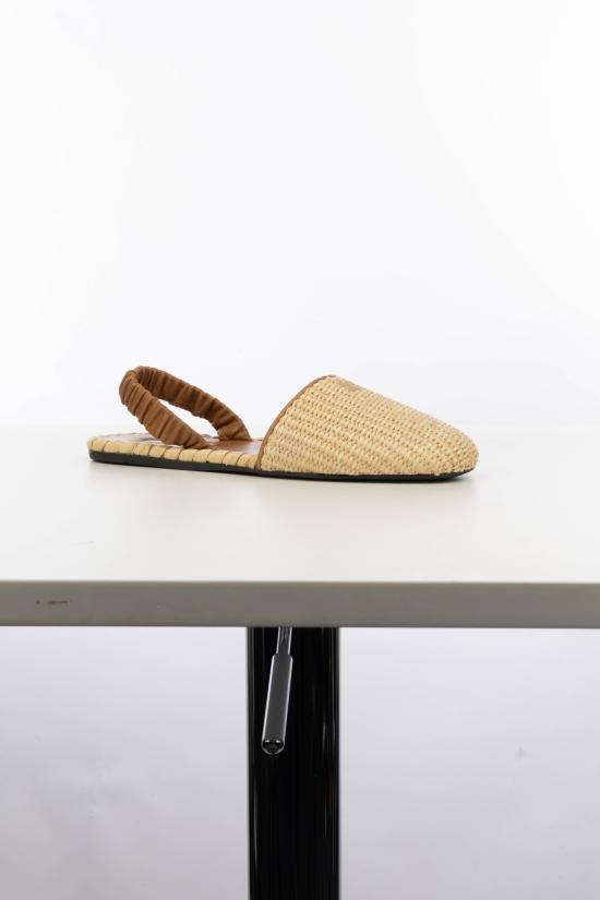 26FW 미우미우 플랫 슈즈 5F713EF0053LOM F0018 Naturale - MIU MIU
