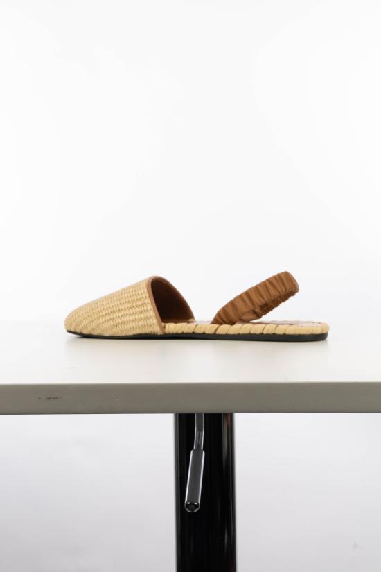 26FW 미우미우 플랫 슈즈 5F713EF0053LOM F0018 Naturale - MIU MIU