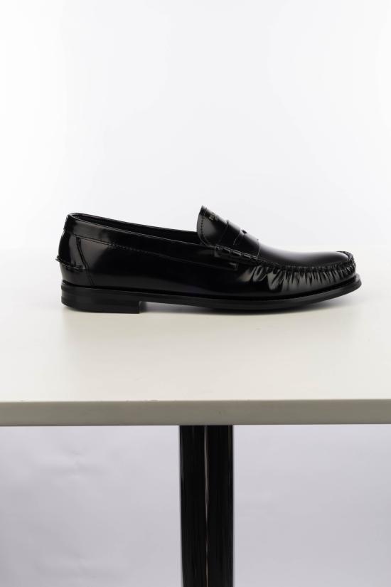 26FW 프라다 브러쉬드 레더 로퍼 2DB239FX000055 F0002 Nero