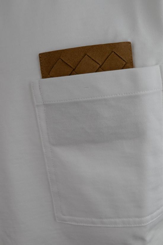26FW 보테가베네타 반팔 티셔츠 838924V4N50 9000 Bianco - BOTTEGA VENETA