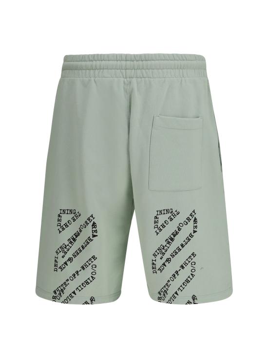 26SS 오프화이트 숏팬츠 44MCI013S26F00B330 3030 GREEN - OFF WHITE