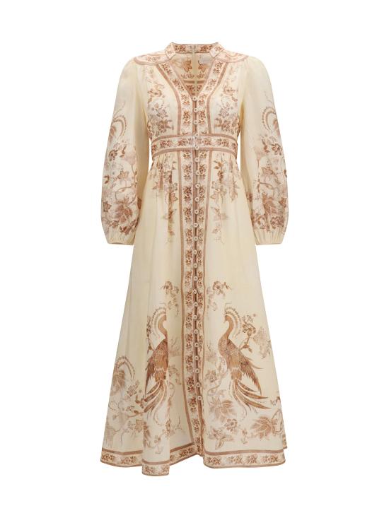 26FW 짐머만 원피스 3501DSS262 CRTFL CREAM TAN FLORAL