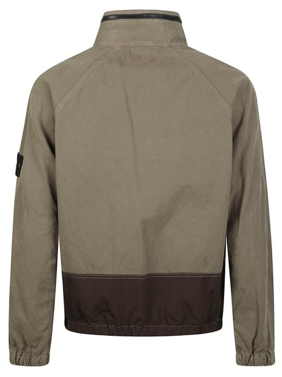 26FW 스톤 아일랜드 코튼 나일론 오버셔츠 자켓 L2 S15 12000 39 S0482 Brown - STONE ISLAND