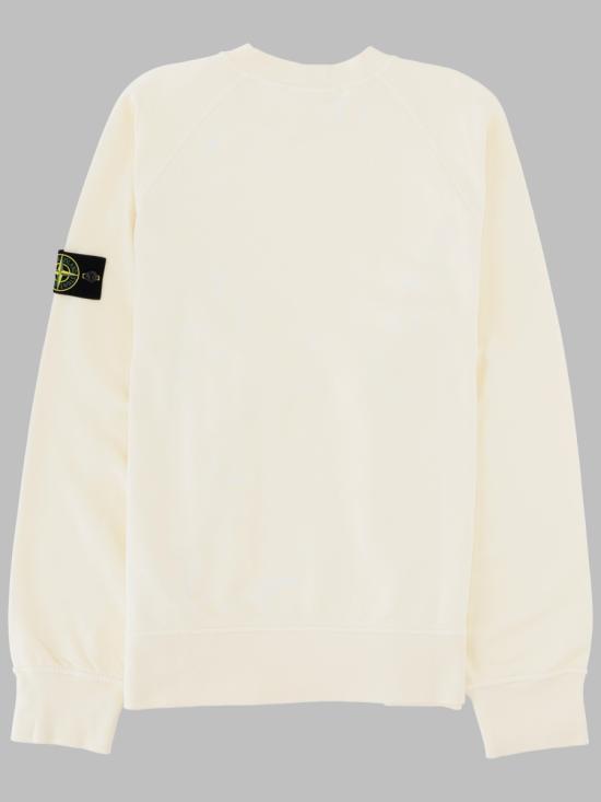 26FW 스톤 아일랜드 오가닉 코튼 플리스 오버사이즈핏 크루넥 스웨트셔츠 L2S15 6100008 S0051 V0093 IVORY DOM - STONE ISLAND