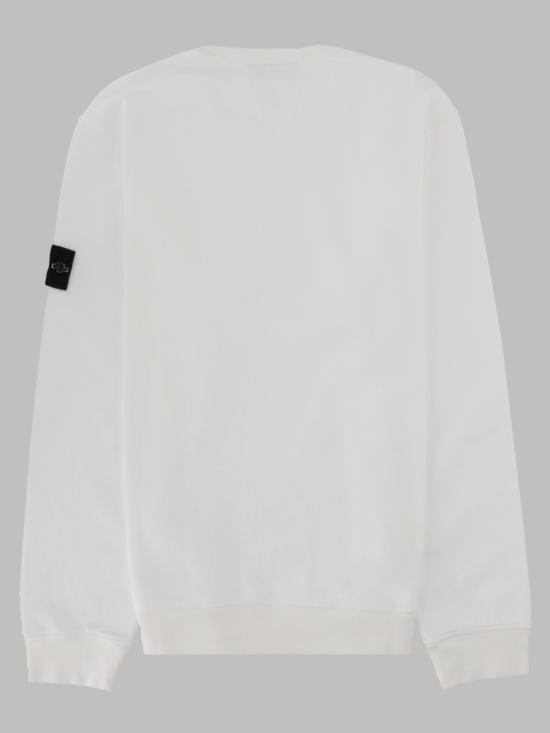 26FW 스톤 아일랜드 60120 코튼 플리스 스웨트셔츠 L2S15 6100049 S0A20 V0001 WHITE DOM - STONE ISLAND