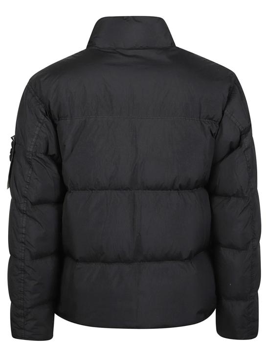 26FW 스톤 아일랜드 윈드 레지스턴트 & 안티드롭 다운 재킷 윈드 레지스턴트 & 안티드롭 다운 재킷 L2 S15 41001 09 S0A23 Black - STONE ISLAND