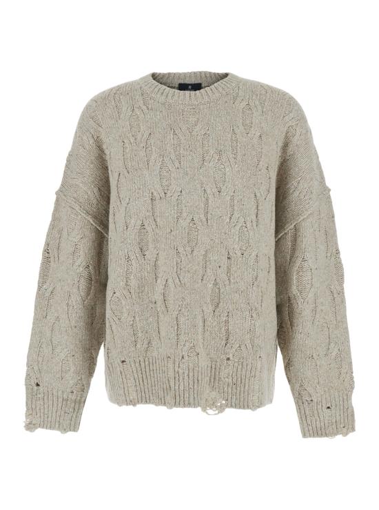 26FW 리프레젠트 스웨터 MLM101009TAUPE Beige