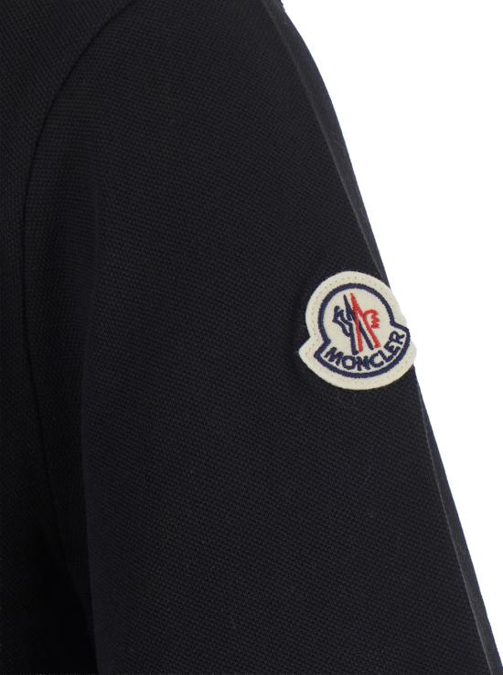 26FW 몽클레어 코튼 피케 폴로 셔츠 포켓 8A0001789A16999 Black - MONCLER