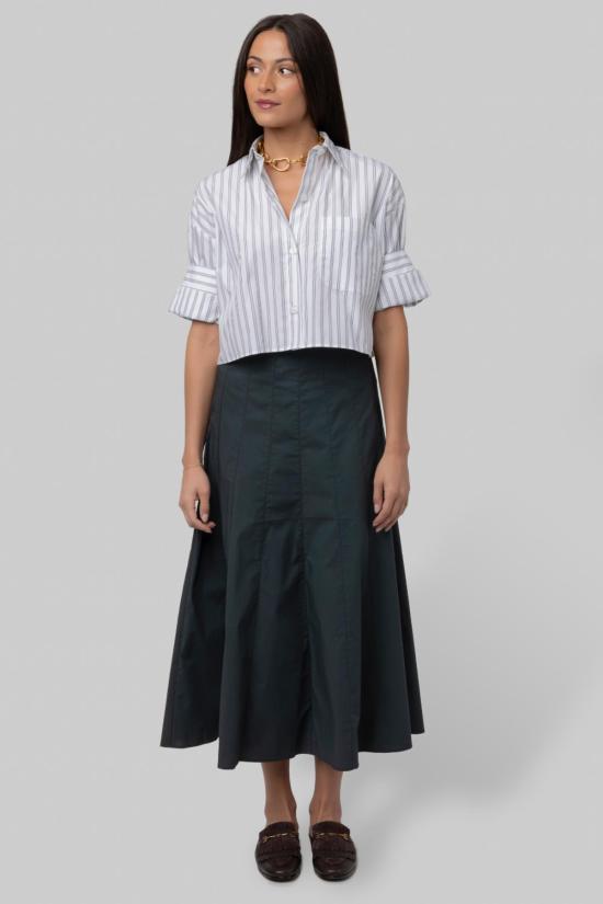  프로엔자슐러 롱 스커트 Proenza Schouler 하이디 스커트 다크 그린 - PROENZA SCHOULER