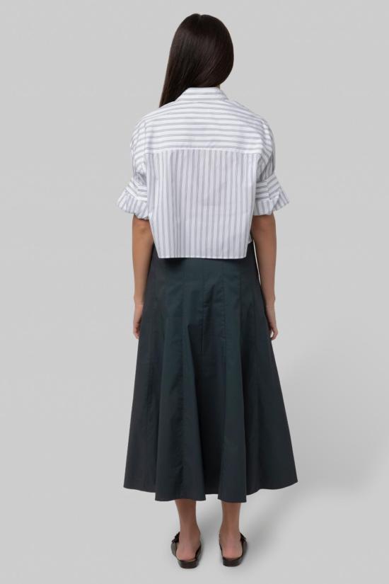  프로엔자슐러 롱 스커트 Proenza Schouler 하이디 스커트 다크 그린 - PROENZA SCHOULER