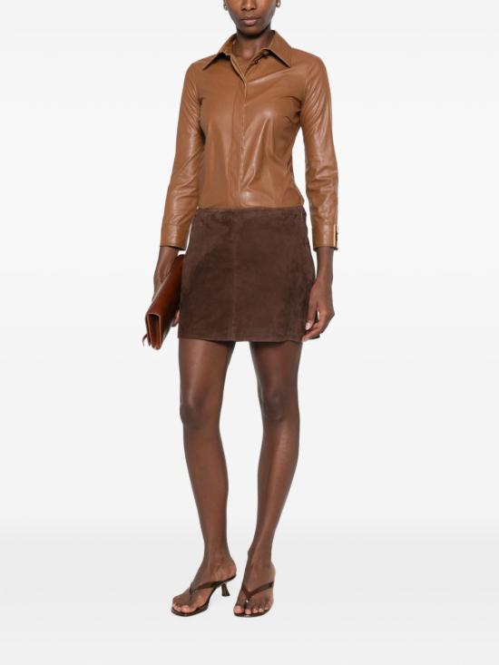 26FW 엘리자베타프랜치 셔츠 CA19566E2 FK3 BROWN - ELISABETTA FRANCHI