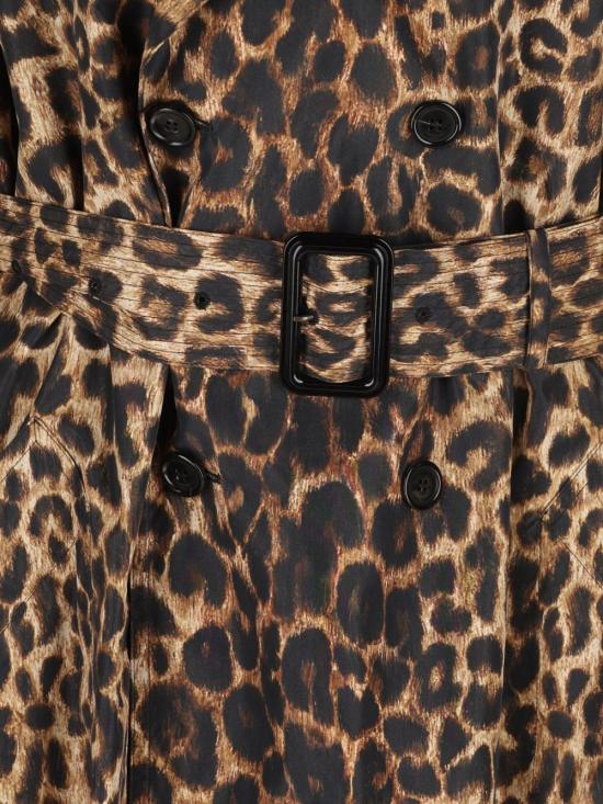 26FW 생로랑 코트 870715 Y9J029665 LEOPARD PRINT - SAINT LAURENT