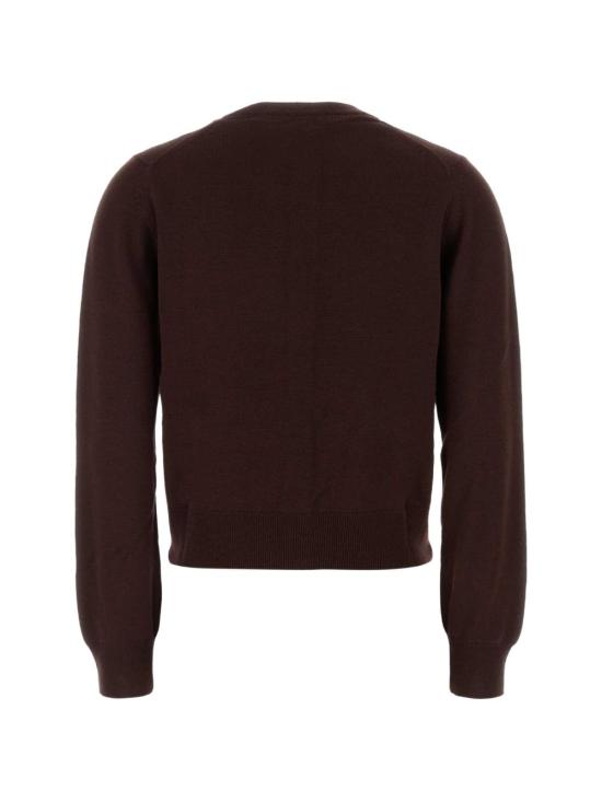 26FW 메종키츠네 베이비 폭스 메리노 레귤러 가디건 PW00502 KT11810553 BROWN - MAISON KITSUNE