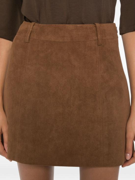 26FW 던스트 미디 스커트 UDSK6C202 W2 BROWN - DUNST