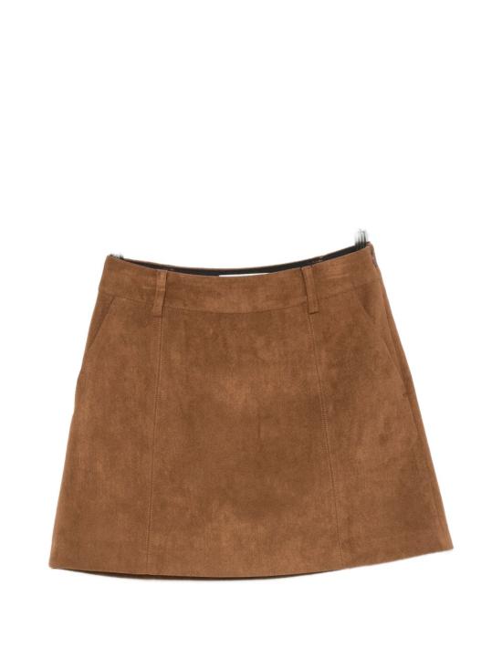 26FW 던스트 미디 스커트 UDSK6C202 W2 BROWN