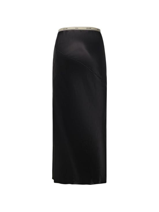 26FW 셀린느 미디 스커트 RJ0E03E99 38NO BLACK - CELINE