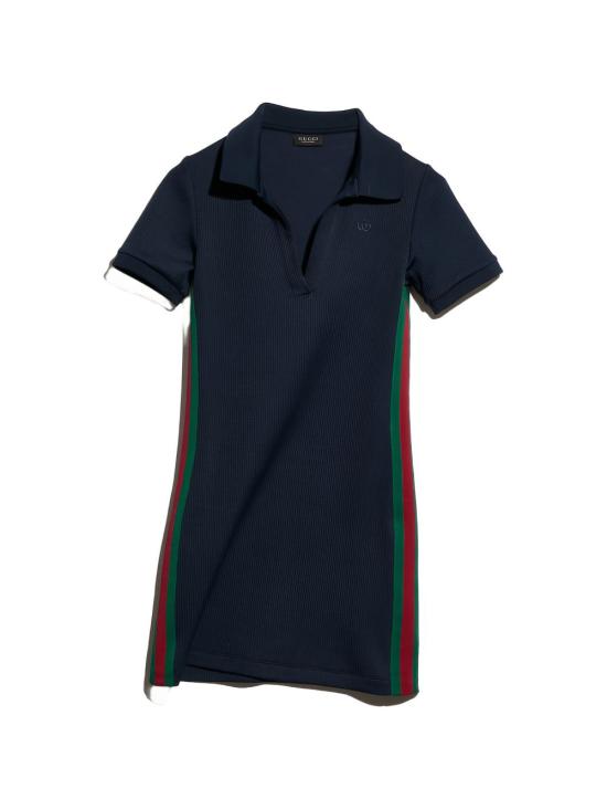 26FW 구찌 숏 원피스 872682 XJHYN4294 NAVY