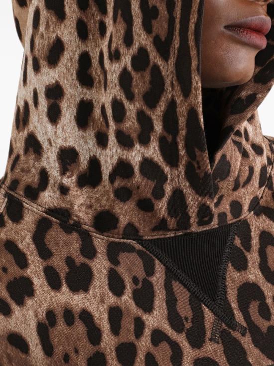 26FW 돌체앤가바나 후드 티셔츠 F9U48T FS785HY13M LEOPARD PRINT - DOLCE & GABBANA