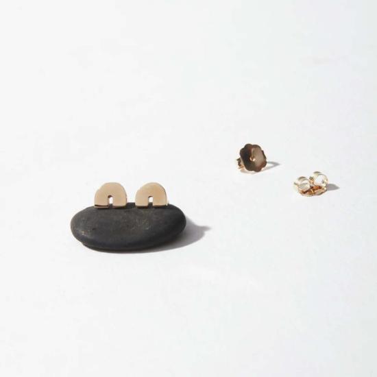  ILdesigns 이어링 I Ldesigns Dune Tiny Arcs 귀걸이 14k 골드