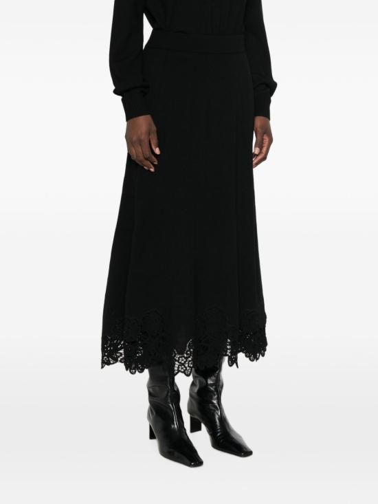 26FW 짐머만 미디 스커트 9419SF261 BLK BLACK - ZIMMERMANN