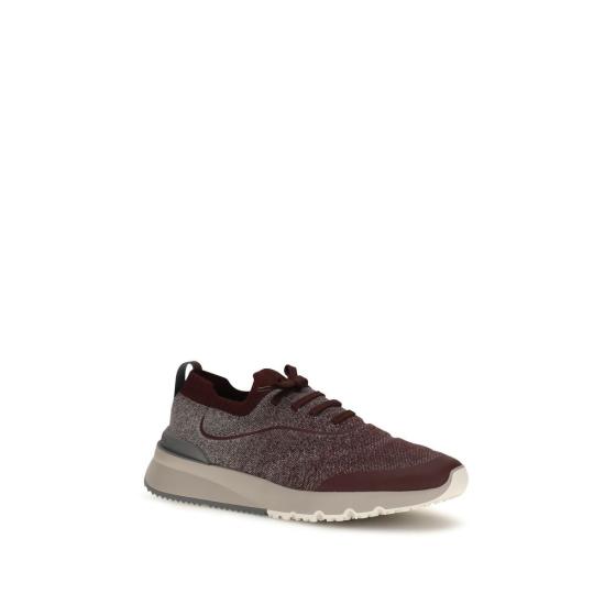 26FW 브루넬로 쿠치넬리 스니커즈 BRMZUEHRO342CZA67BB BORDEAUX - BRUNELLO CUCINELLI