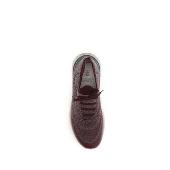 26FW 브루넬로 쿠치넬리 스니커즈 BRMZUEHRO342CZA67BB BORDEAUX - BRUNELLO CUCINELLI