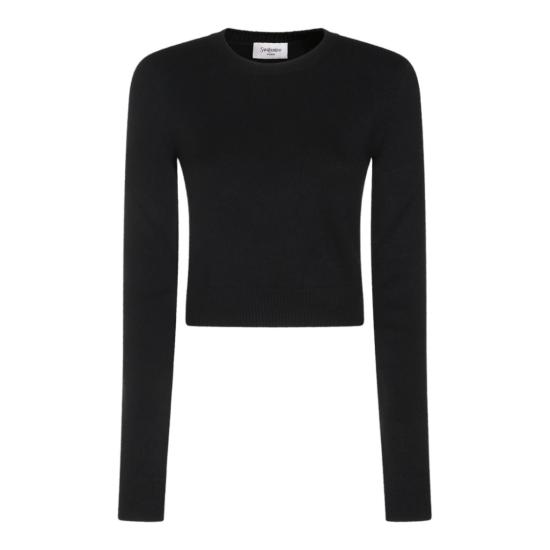 26FW 생로랑 니트웨어 871009Y77LF1000 Black