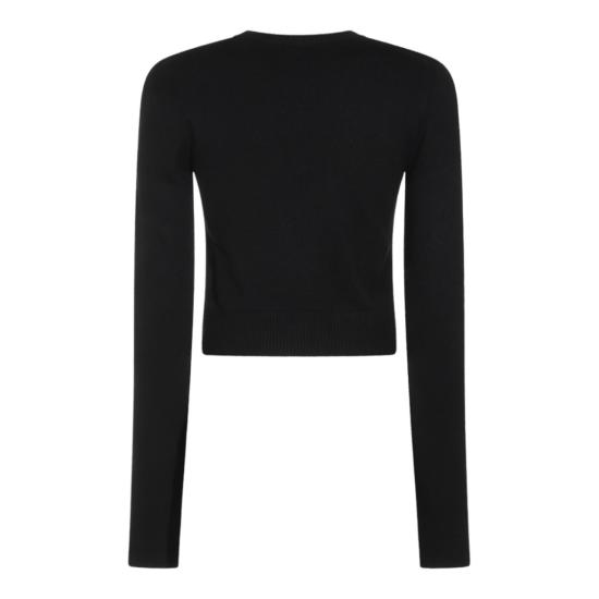 26FW 생로랑 니트웨어 871009Y77LF1000 Black - SAINT LAURENT