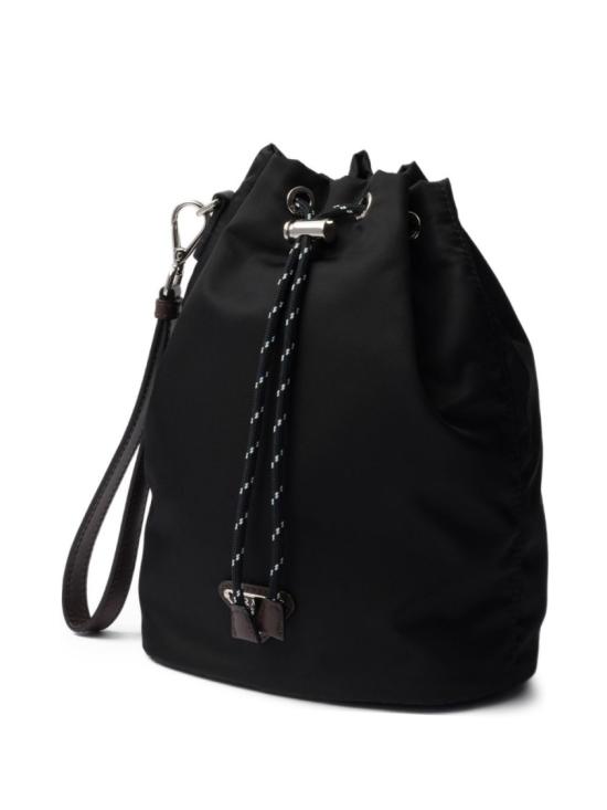 26FW 프라다 스피드락 리나일론 앤 레더 파우치 2NE0672HE1F0002 Black - PRADA