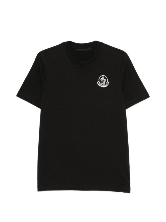 26FW 몽클레어 반팔 티셔츠 L20918C0002589AUG999 Black